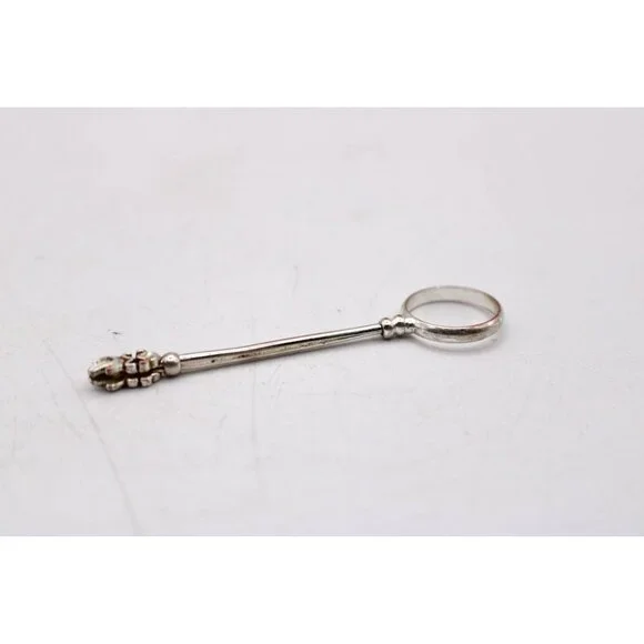 Victorian Novelty Clamp Ring Historically Used Holder Replica Vintage Size 6.5 - Picture 5 of 7